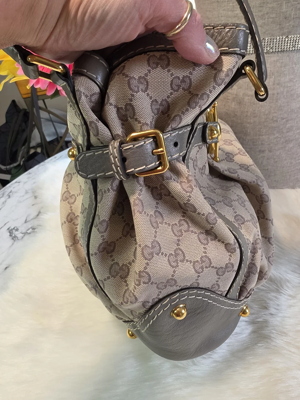 Gucci Jockey Hobo Large EUC - Picture 5 of 12